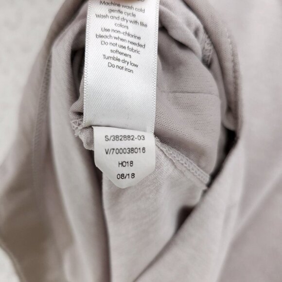 ATHLETA Uptempo Heather Pink Mauve Hoodie Rounded Hem Drawstring SMALL - Picture 10 of 10